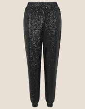 Sonya Sequin Joggers, Black (BLACK), large