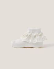 2-Pack Baby Sparkle Lace Socks, Multi (MULTI), large