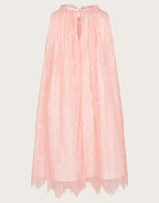 Angelina Eyelash Lace Swing Dress, Pink (PINK), large