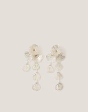 Floral Filigree Drop Earrings, , large