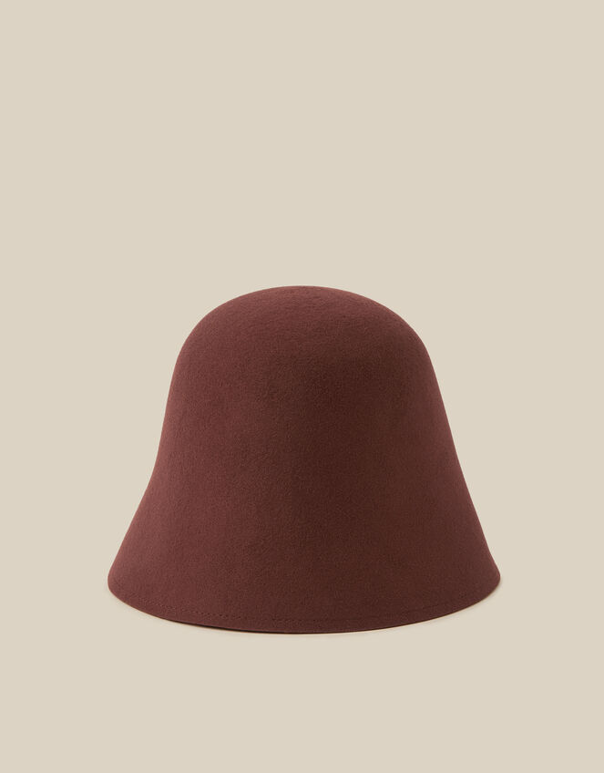 Fae Wool Bucket Hat , Brown (BROWN), large