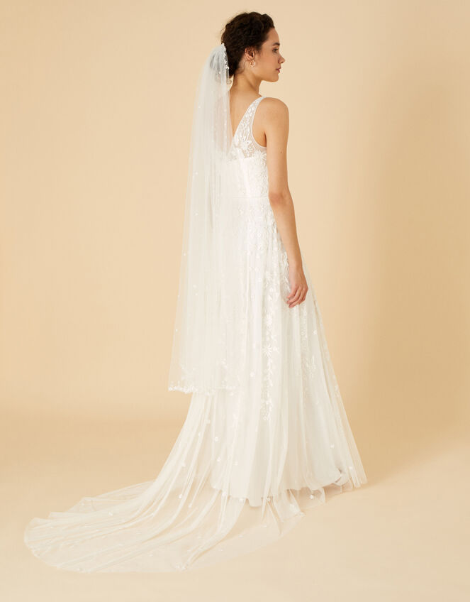 Eve Embellished Bridal Maxi Dress, Ivory (IVORY), large