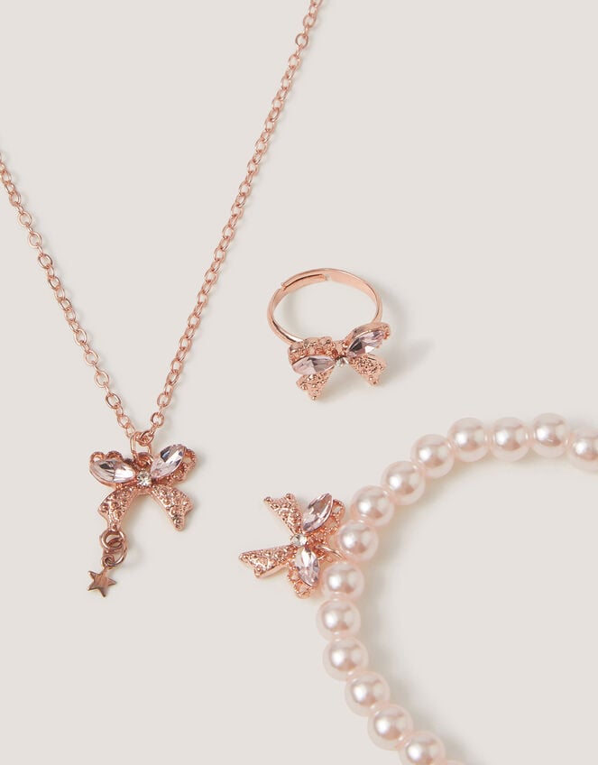Jewel Bow Jewellery Gift Set, , large