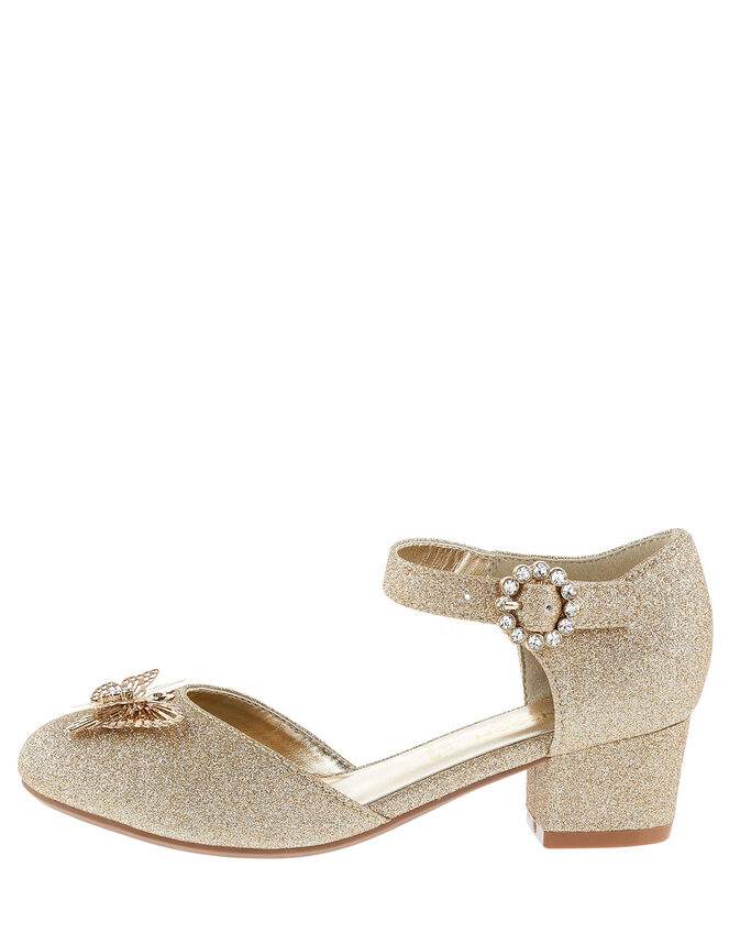 Butterfly Glitter Heels , Gold (GOLD), large