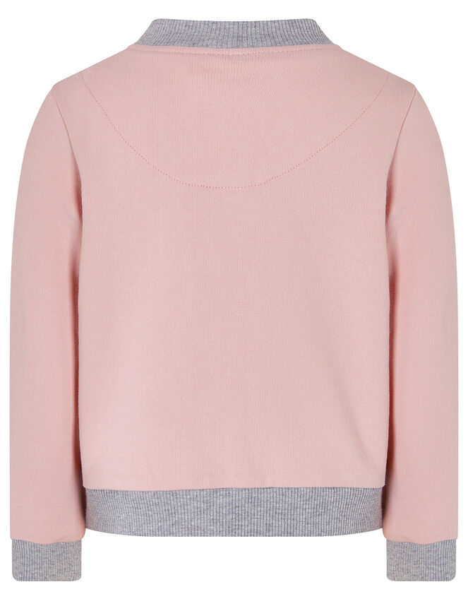 Baby Bunny Sweat Bomber Jacket, Pink (PINK), large