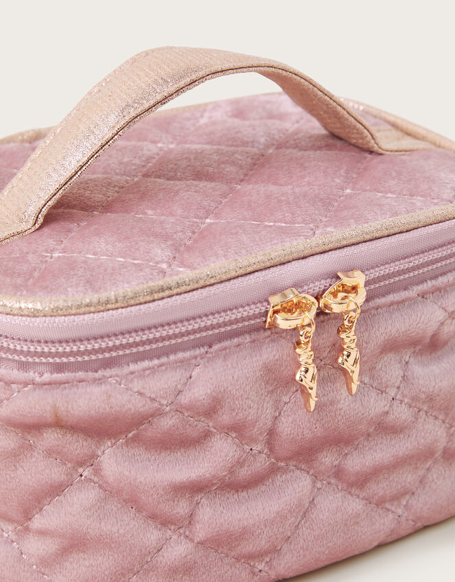 Ballet Quilted Velvet Vanity Case, , large