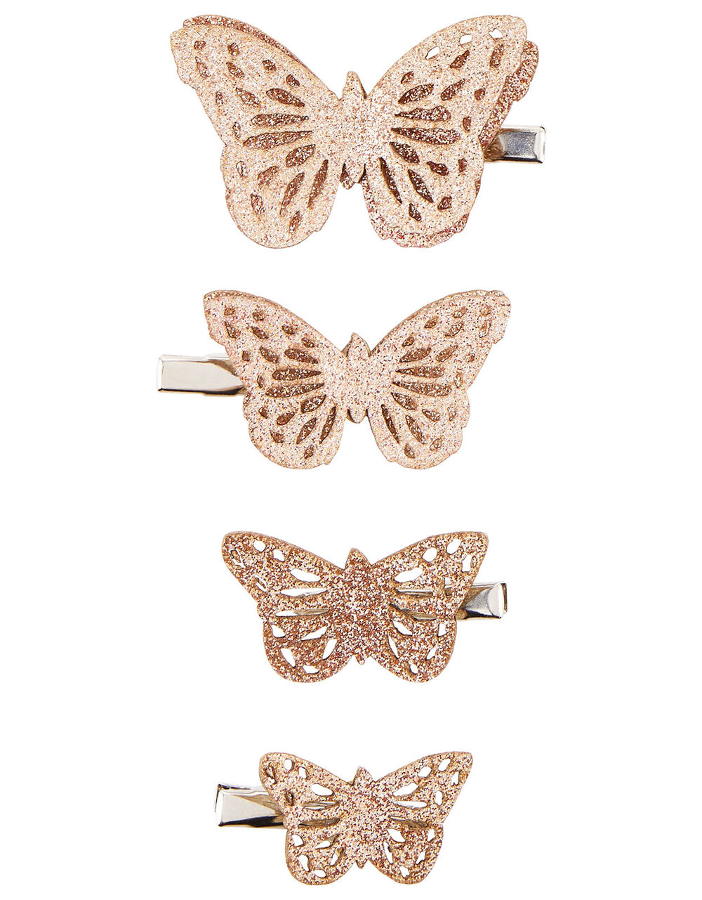 Glitter Butterfly Hair Clip Set | Girls' Hair Accessories | Monsoon Global.