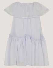 Baby Elena Sequin Swing Party Dress, Blue (PALE BLUE), large