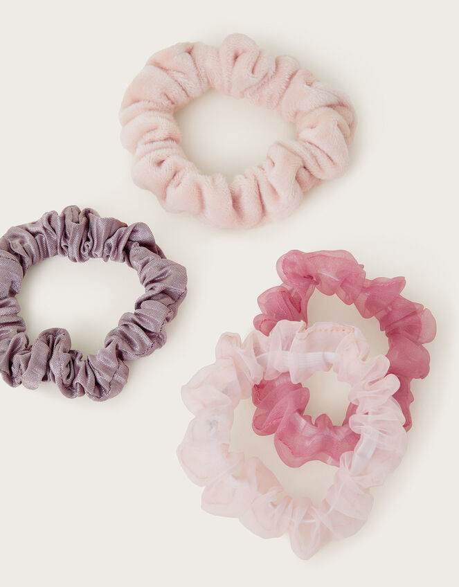 4-Pack Ballet Hair Scrunchies, , large