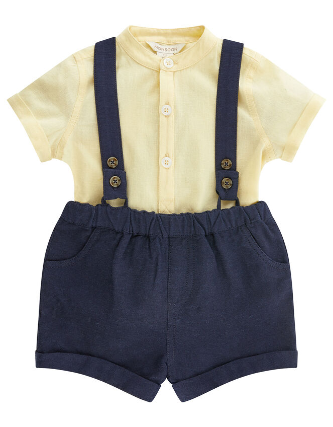 Newborn Baby Louis Set, Yellow (LEMON), large