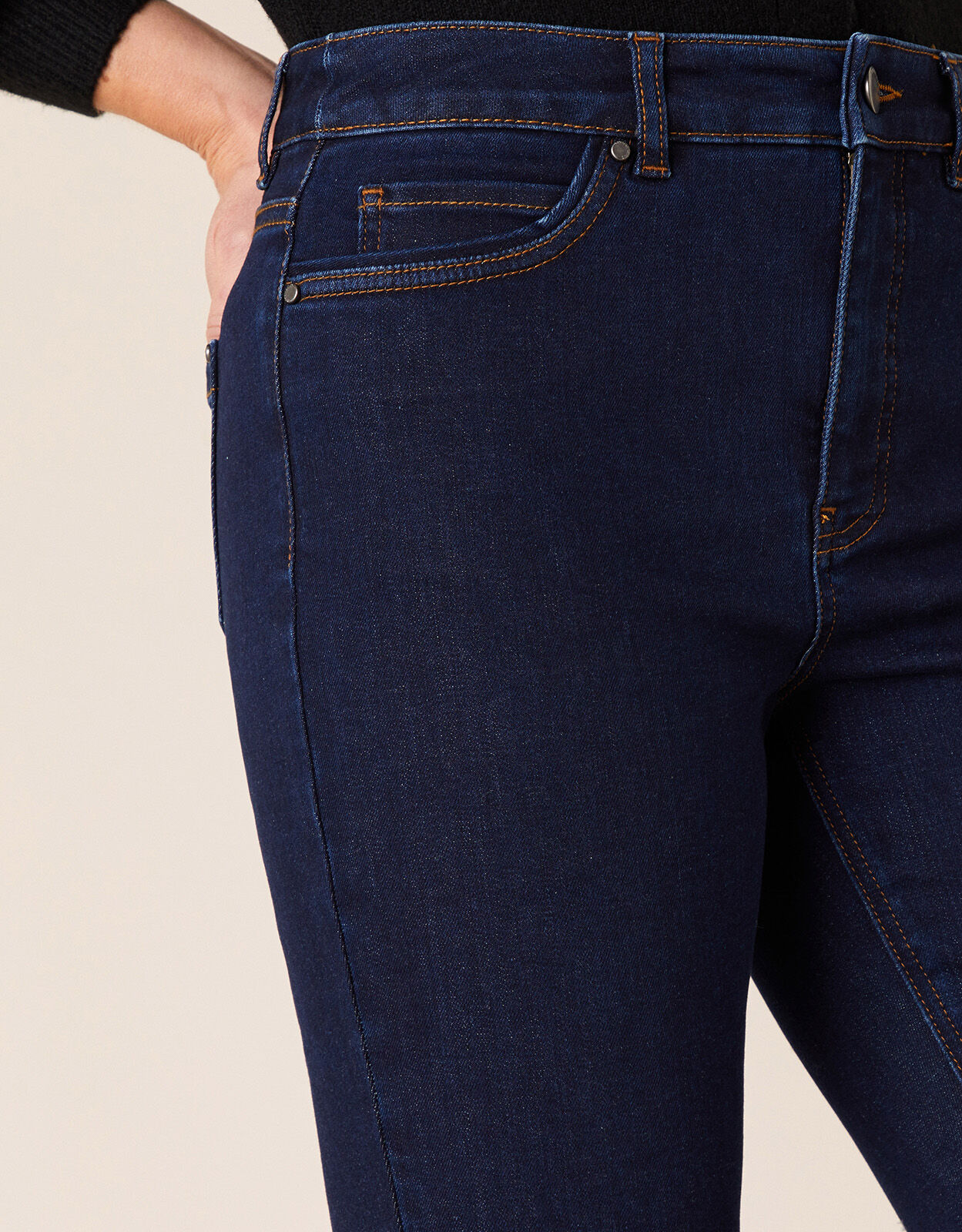 Iris Short-Length Skinny Jeans Blue 