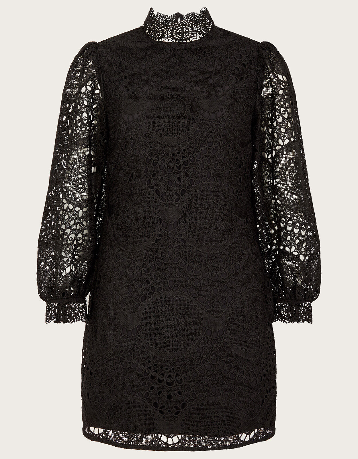 Monsoon black lace dress store