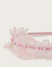 Mimi Lace Flower Headband, , large