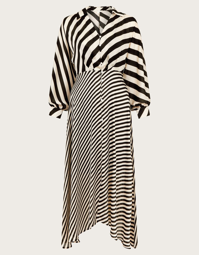 Maven Stripe Dress (Black)