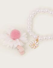 Easter Bunny Hair and Jewellery Set, , large