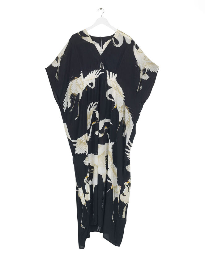 One Hundred Stars Stork Print Maxi Kaftan, , large