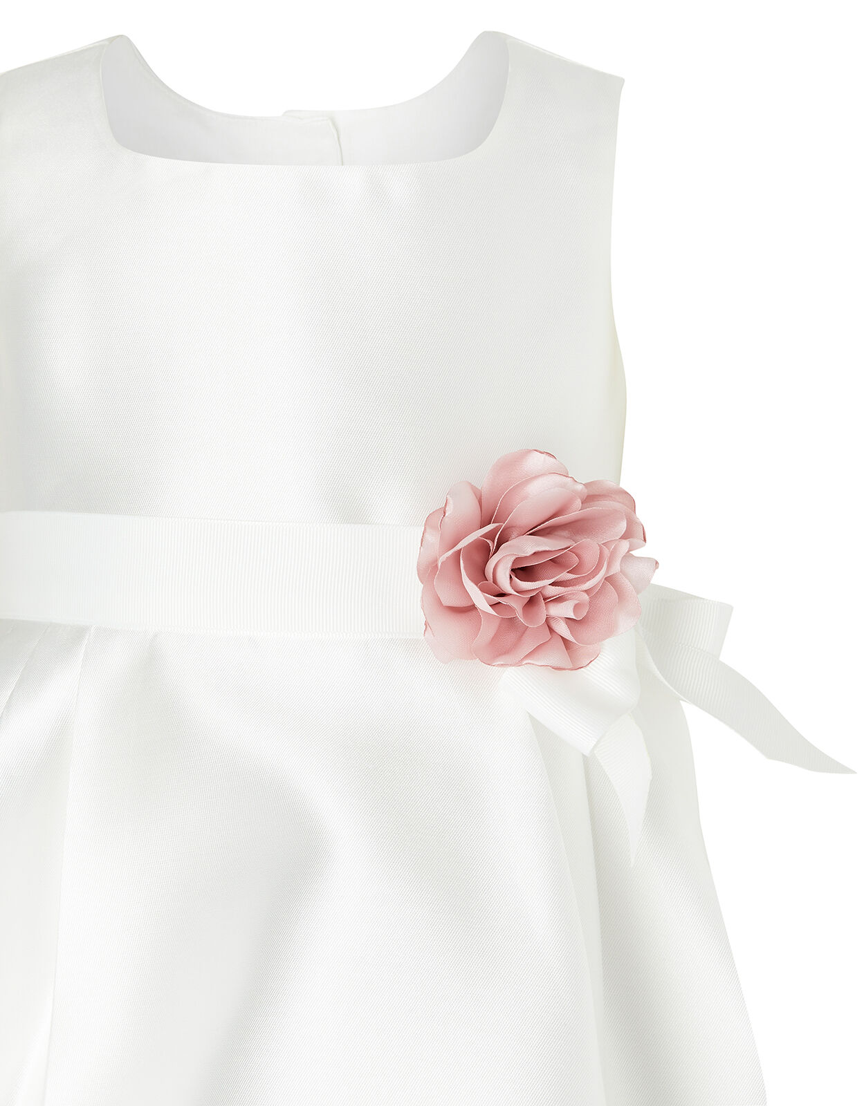 Baby Pearl Puffball Dress Ivory
