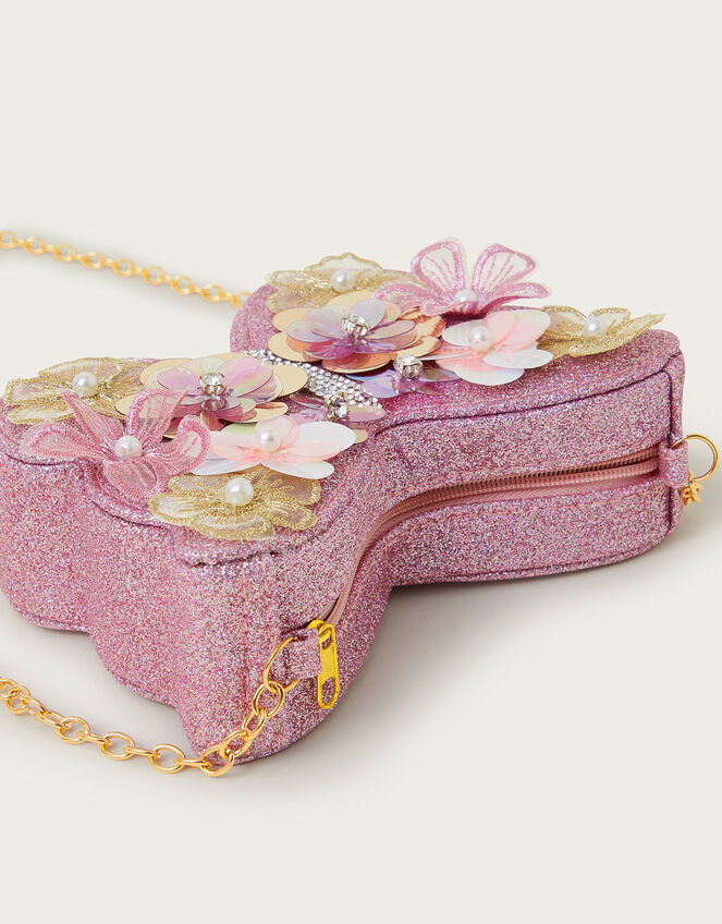 Bella Embellished Butterfly Bag, , large