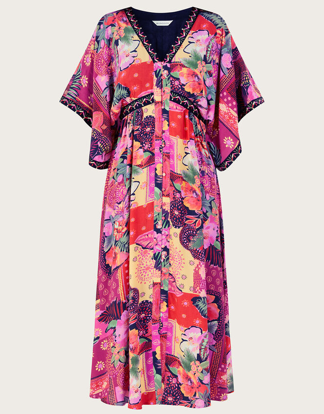 Anastasia Kimono Dress, Pink (PINK), large