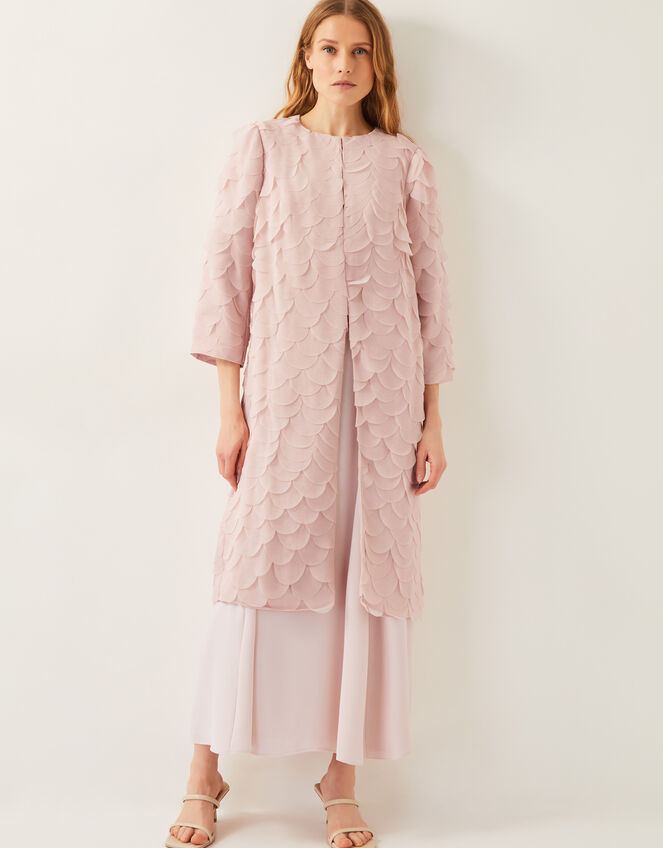 Elora Duster Coat, Pink (BLUSH), large