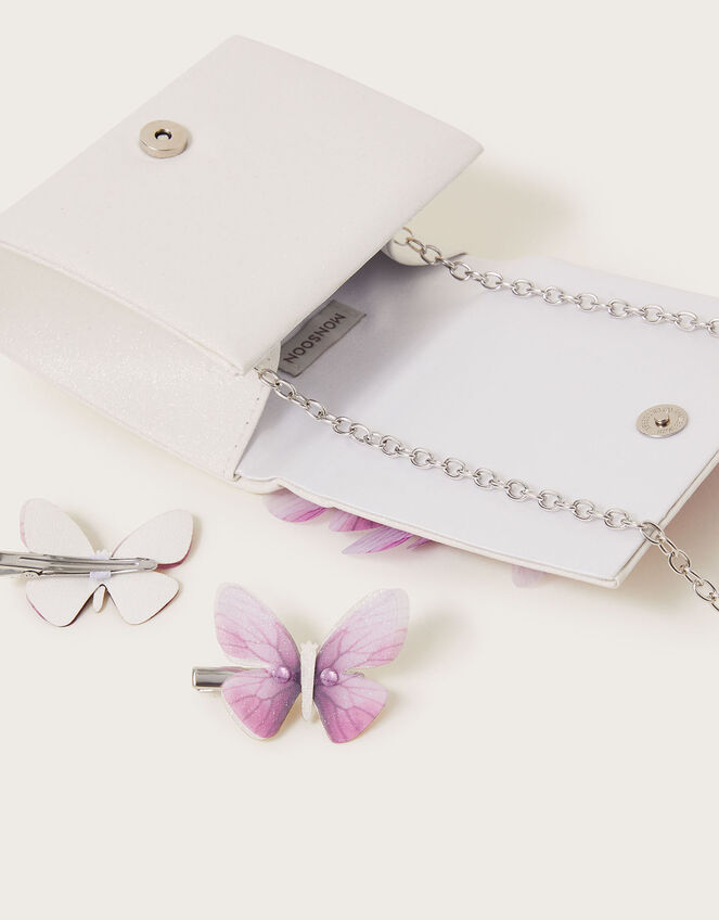 Dragonfly Bag and Hair Clips Set, , large