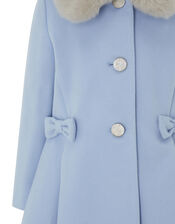 Blue Bow Coat, Blue (BLUE), large