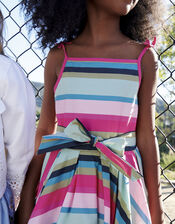 Boutique Stripe Dress, Multi (MULTI), large