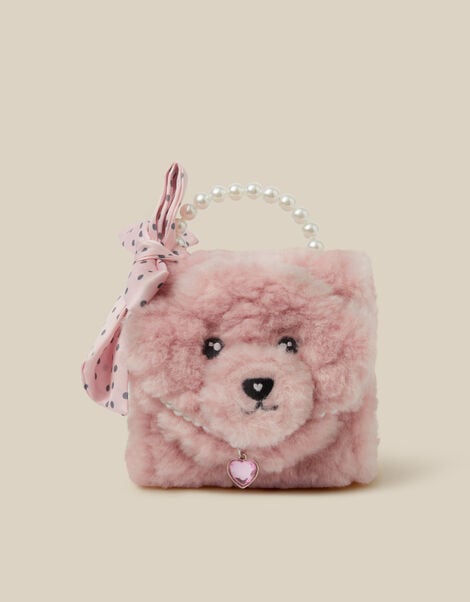 Fluffy Poodle Bow Bag, , large