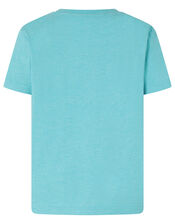 Basil Jungle Scene T-Shirt, Blue (BLUE), large