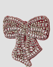 Embellished Bow Christmas Tree Topper, , large