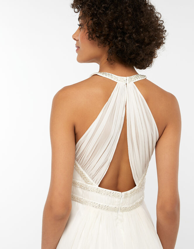 Eleanor Embellished Grecian Wedding Dress, Ivory (IVORY), large