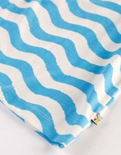 Frugi Wavy Stripe Top, Blue (BLUE), large
