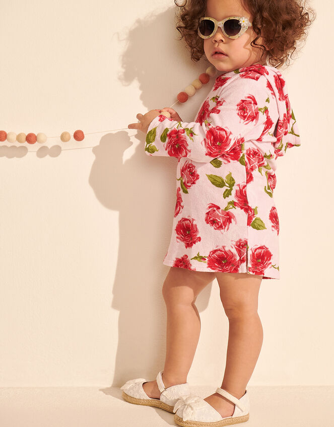 Baby Rose Towelling Dress, Pink (PINK), large