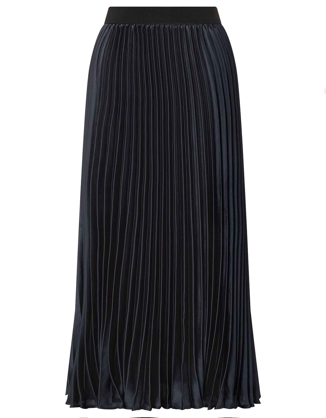 Blue black pleated midi skirt outlet