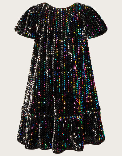 Rainbow Sequin Disco Dress Multi, Multi (MULTI), large