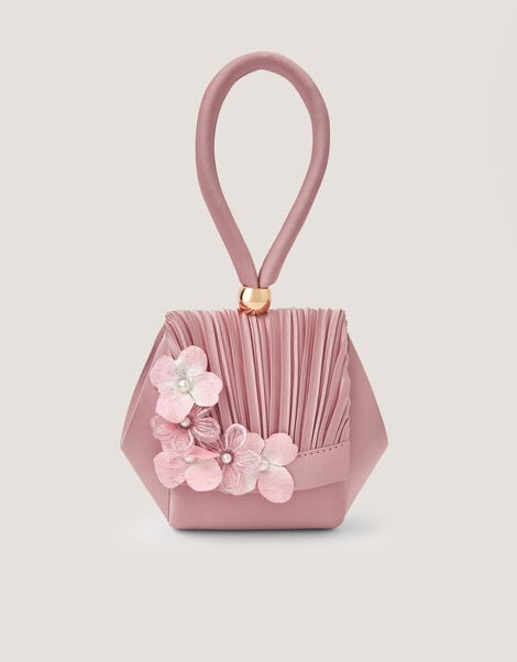 Rebecca Flower Embellished Bangle Bag, , large