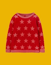 Frugi Zola Reversible Jumper, Pink (PINK), large