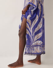 Eden Leaf Print Kaftan, , large