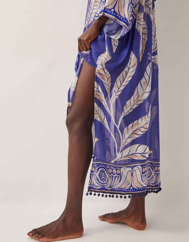 Eden Leaf Print Kaftan, , large