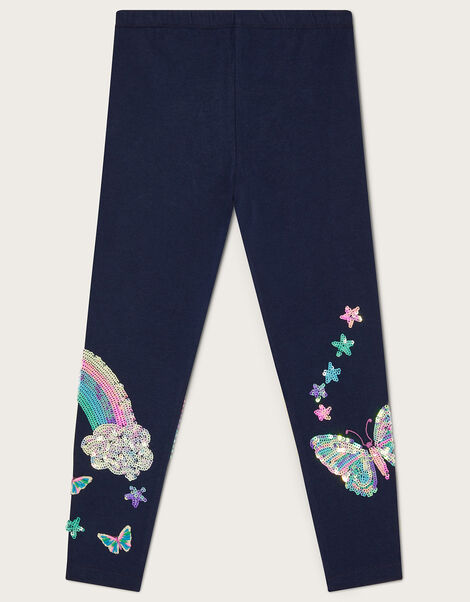 Rainbow Leggings, Blue (NAVY), large