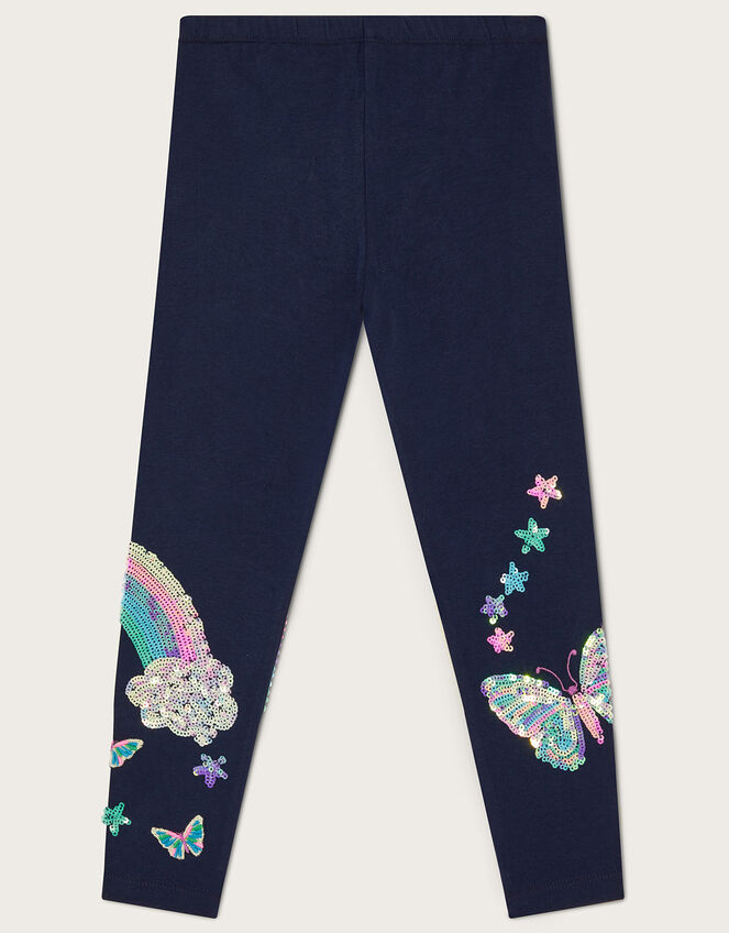 Rainbow Leggings, Blue (NAVY), large