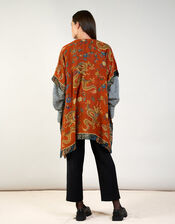 One Hundred Stars Dragon Print Wool Throwover, , large