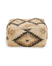 Nkuku Kesu Kilim Small Pouf, , large