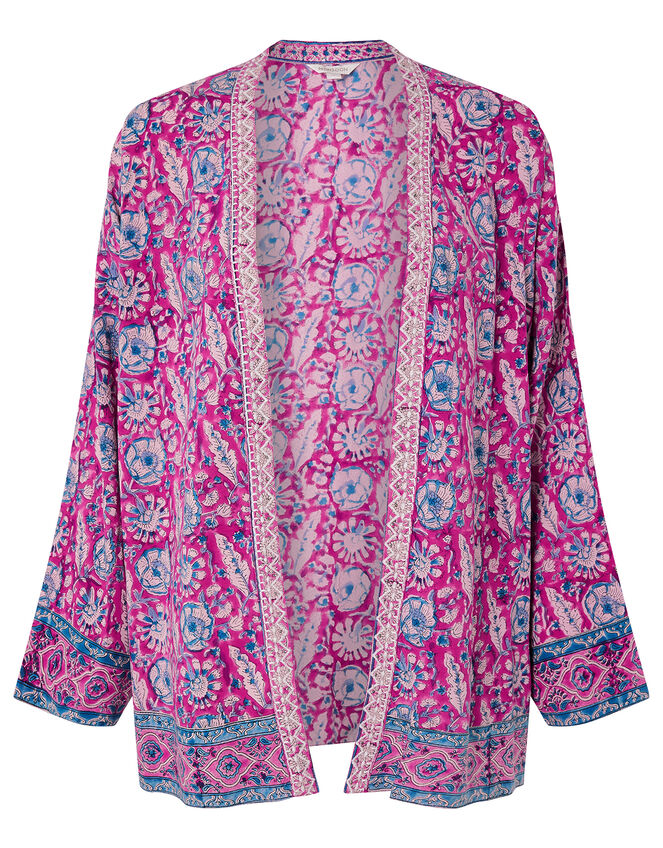 ARTISAN STUDIO Printed Kimono, Pink (PINK), large