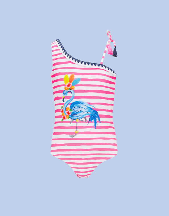 Sunuva Carnival Flamingo Swimsuit, Pink (PINK), large