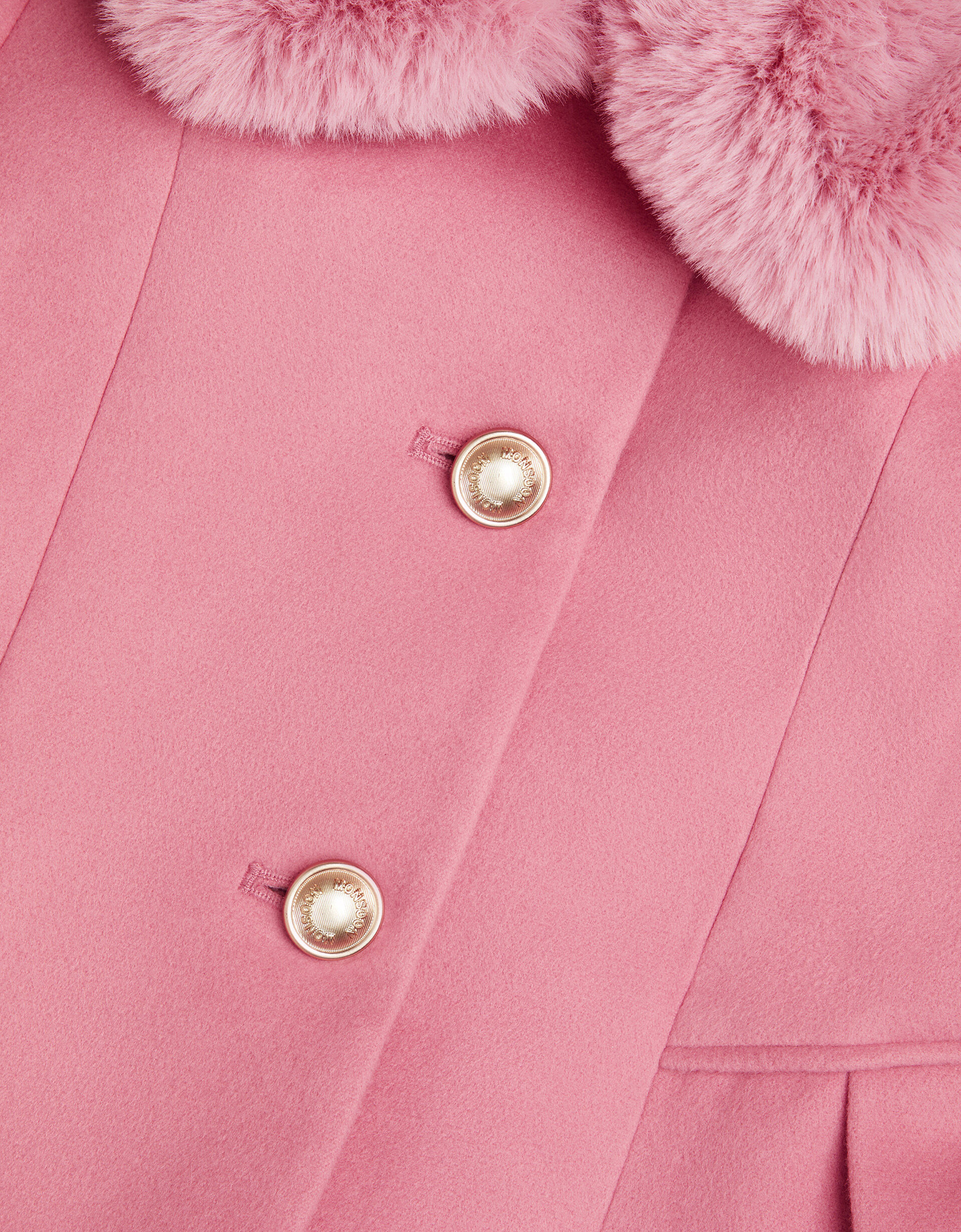 Monsoon girls pink coat new arrivals