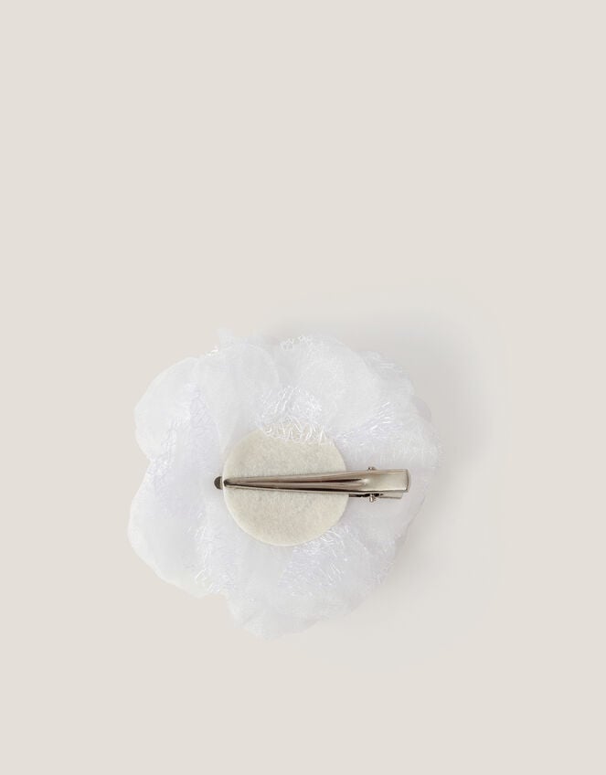 Flower Fascinator Hair Clip, , large