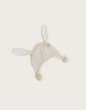 Baby Flora Bunny Nepal Hat, Grey (GREY), large