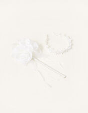 Bridesmaid Hairband and Posie Set, , large