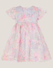 Baby Haisley Appliqu&eacute; Flower Tulle Dress, Multi (MULTI), large
